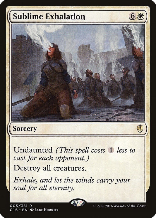 Image for Sublime Exhalation (5) (Commander 2016) - Magic: The Gathering