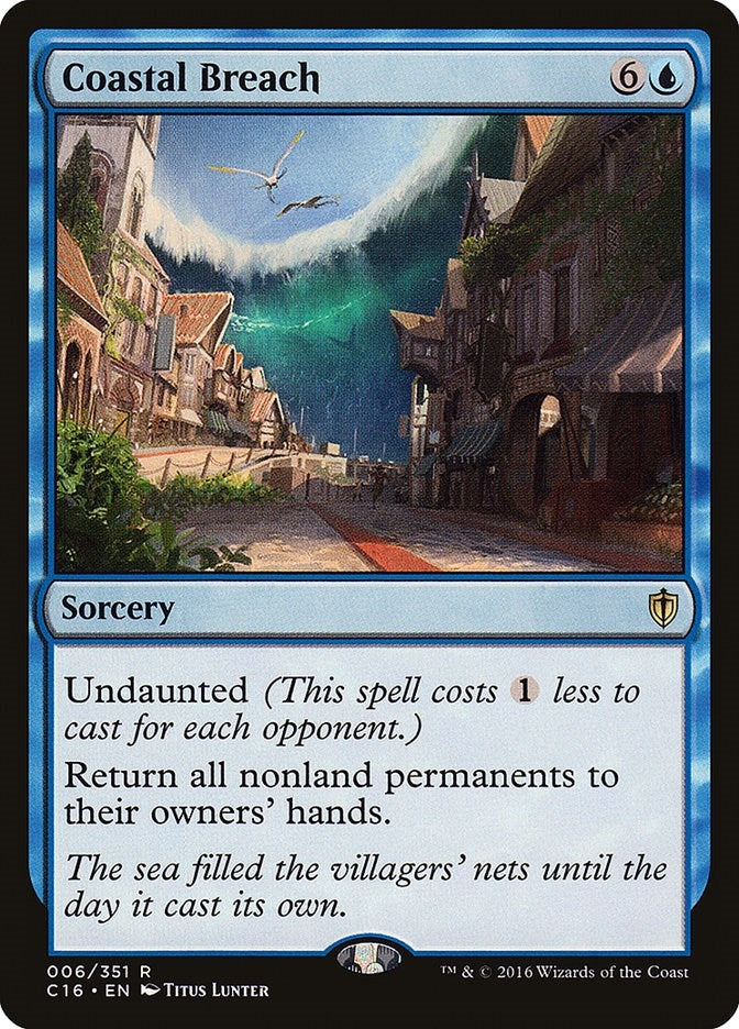 Image for Coastal Breach (6) (Commander 2016) - Magic: The Gathering