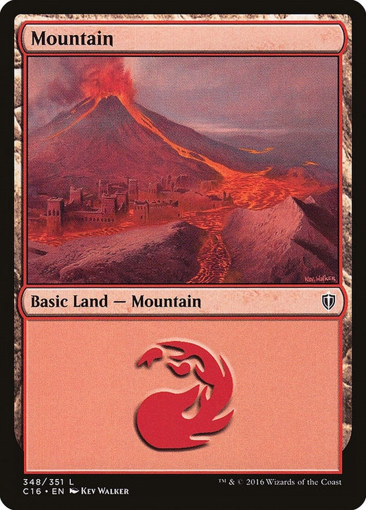 Image for Mountain (348) (348) (Commander 2016) - Magic: The Gathering