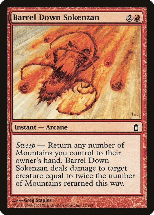 Image for Barrel Down Sokenzan (94) (Saviors of Kamigawa) - Magic: The Gathering
