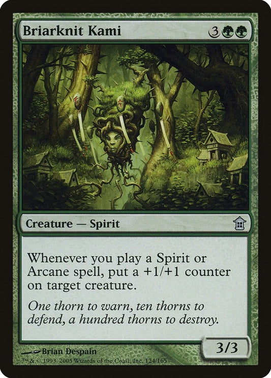 Image for Briarknit Kami (124) (Saviors of Kamigawa) - Magic: The Gathering