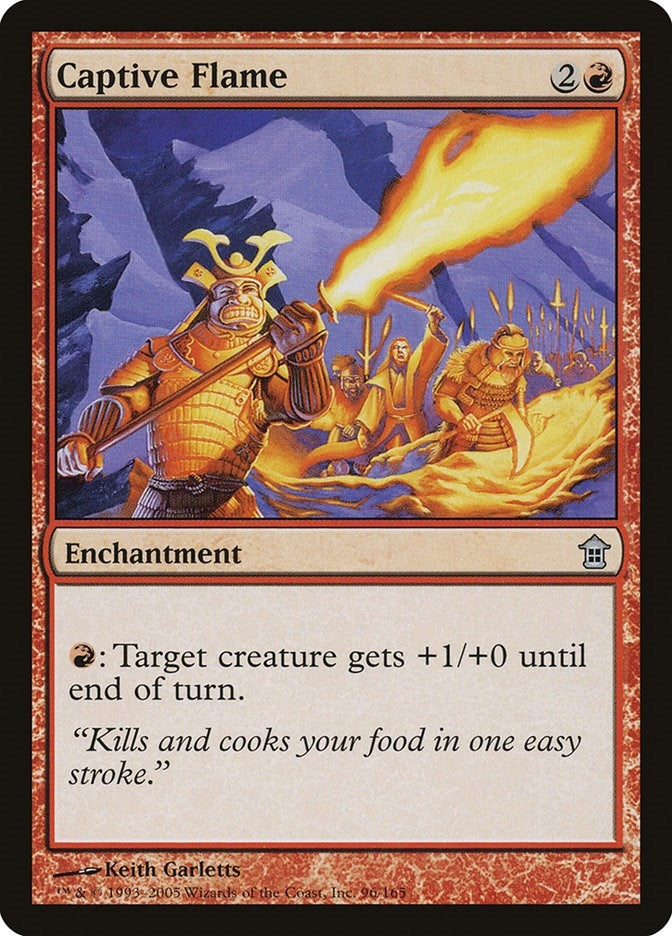Image for Captive Flame (96) (Saviors of Kamigawa) - Magic: The Gathering