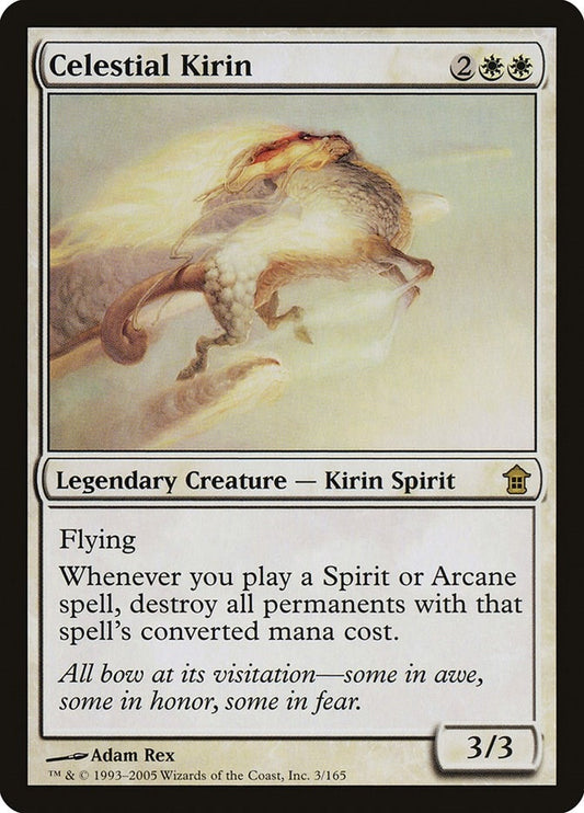 Image for Celestial Kirin (3) (Saviors of Kamigawa) - Magic: The Gathering