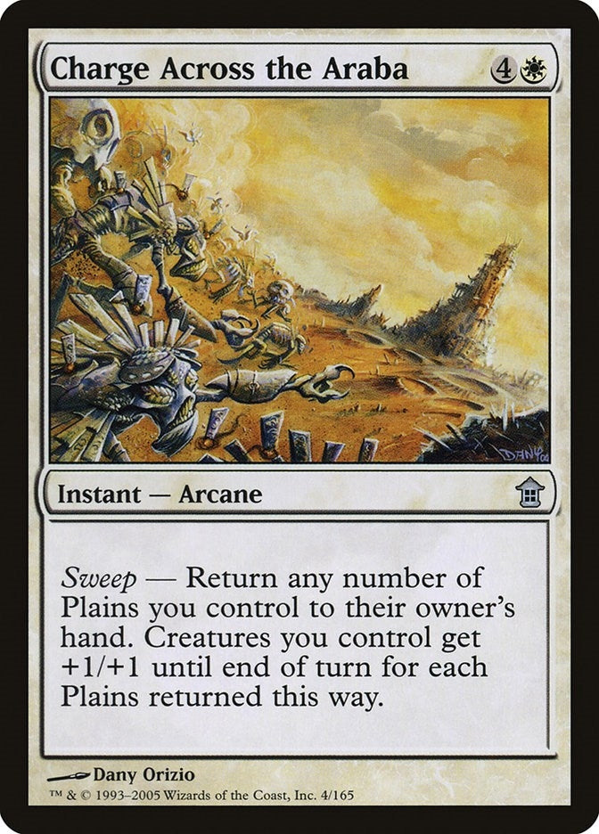 Image for Charge Across the Araba (4) (Saviors of Kamigawa) - Magic: The Gathering