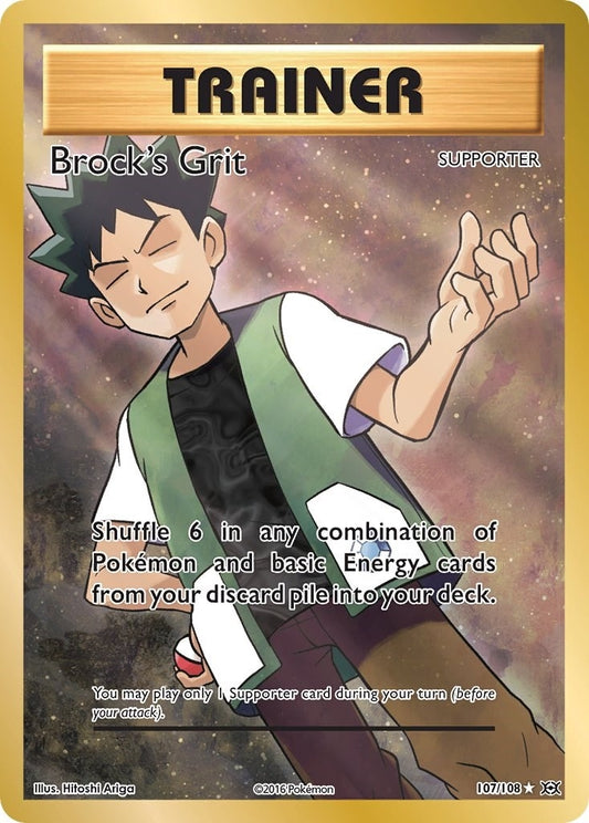 Image for Brock's Grit (Full Art) (107/108) (XY - Evolutions) - Pokemon