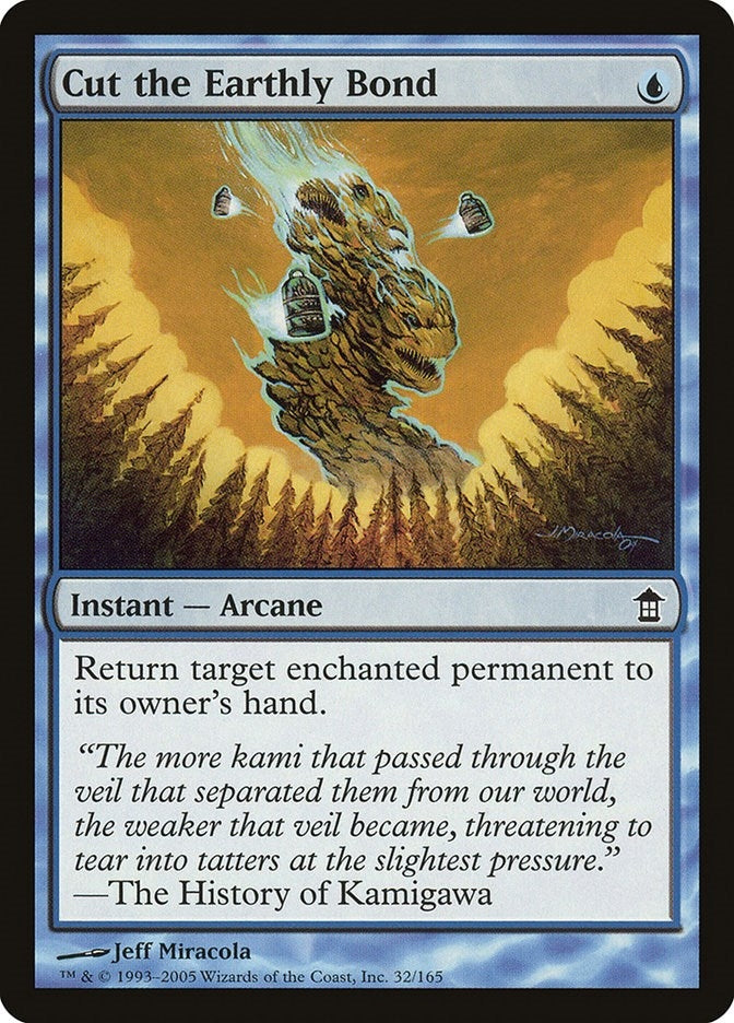 Image for Cut the Earthly Bond (32) (Saviors of Kamigawa) - Magic: The Gathering