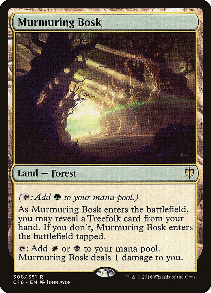 Image for Murmuring Bosk (308) (Commander 2016) - Magic: The Gathering