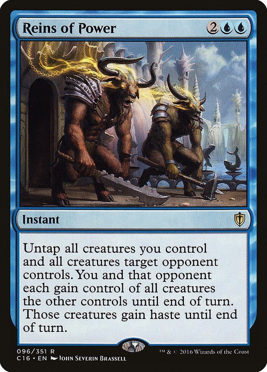 Image for Reins of Power (96) (Commander 2016) - Magic: The Gathering