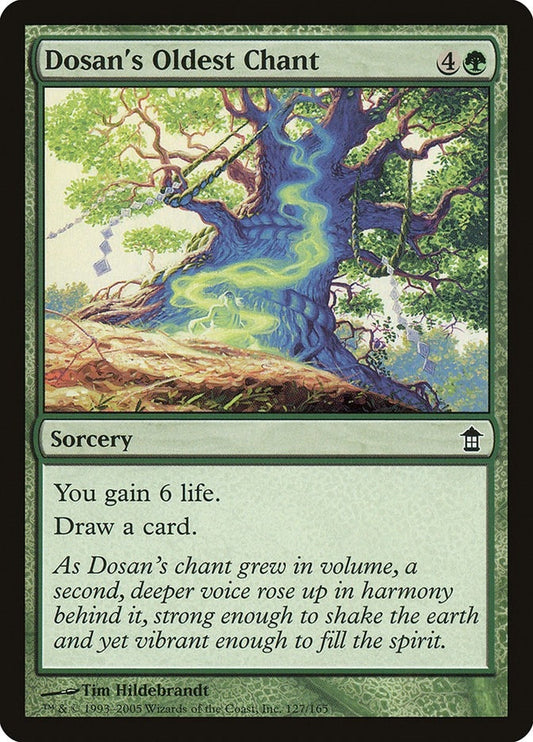 Image for Dosan's Oldest Chant (127) (Saviors of Kamigawa) - Magic: The Gathering