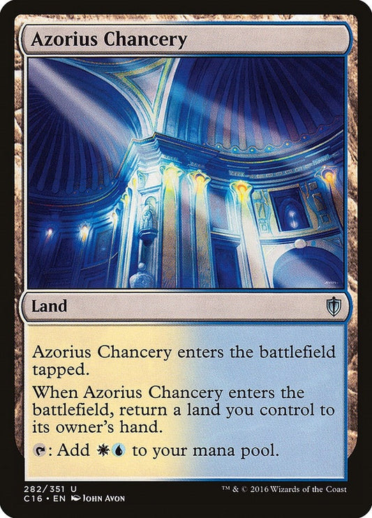Image for Azorius Chancery (282) (Commander 2016) - Magic: The Gathering