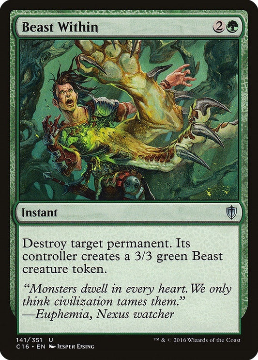 Image for Beast Within (141) (Commander 2016) - Magic: The Gathering