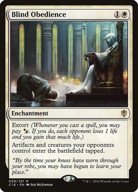Image for Blind Obedience (59) (Commander 2016) - Magic: The Gathering