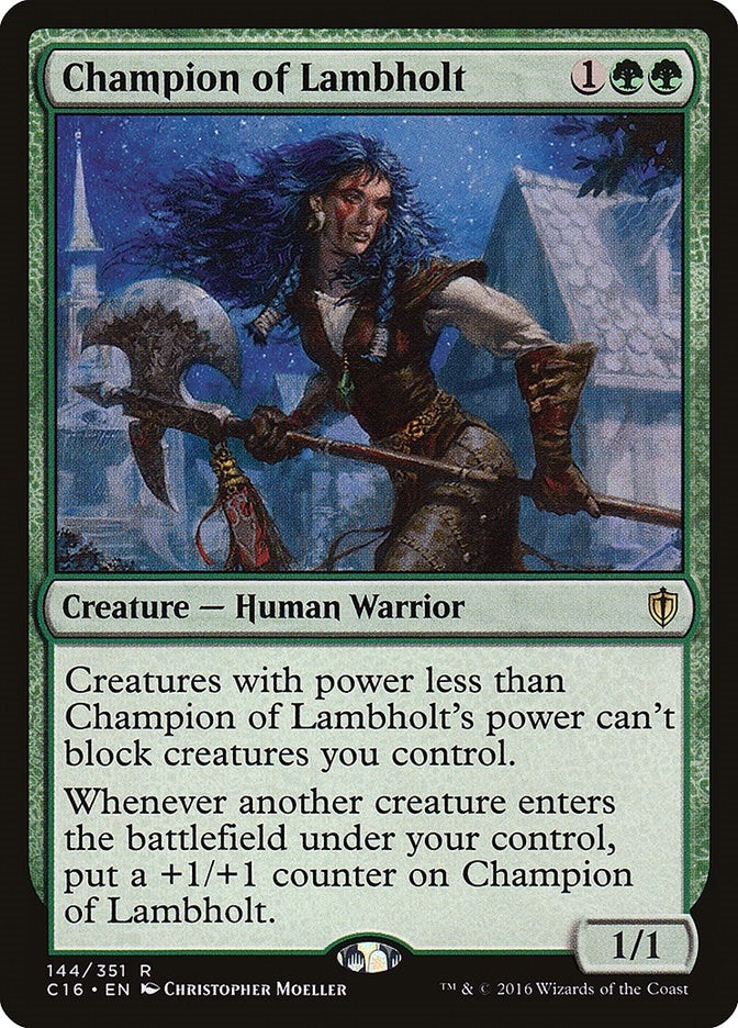 Image for Champion of Lambholt (144) (Commander 2016) - Magic: The Gathering