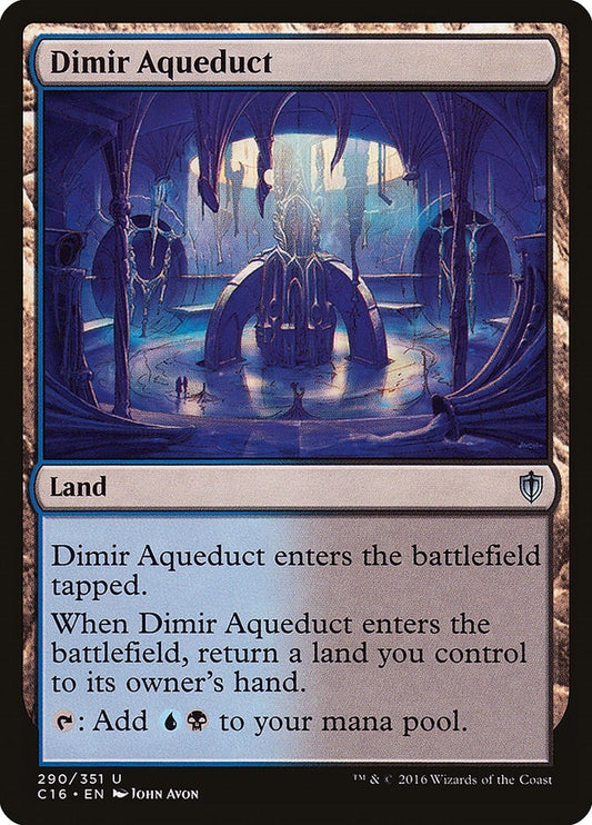 Image for Dimir Aqueduct (290) (Commander 2016) - Magic: The Gathering