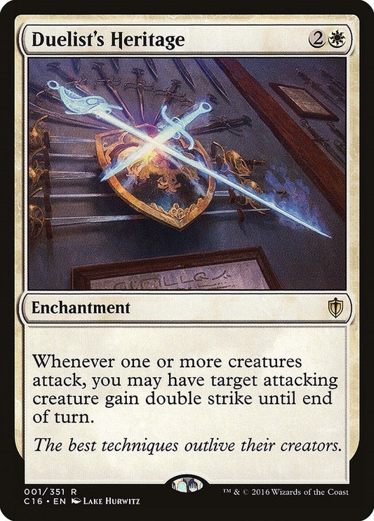 Image for Duelist's Heritage (1) (Commander 2016) - Magic: The Gathering
