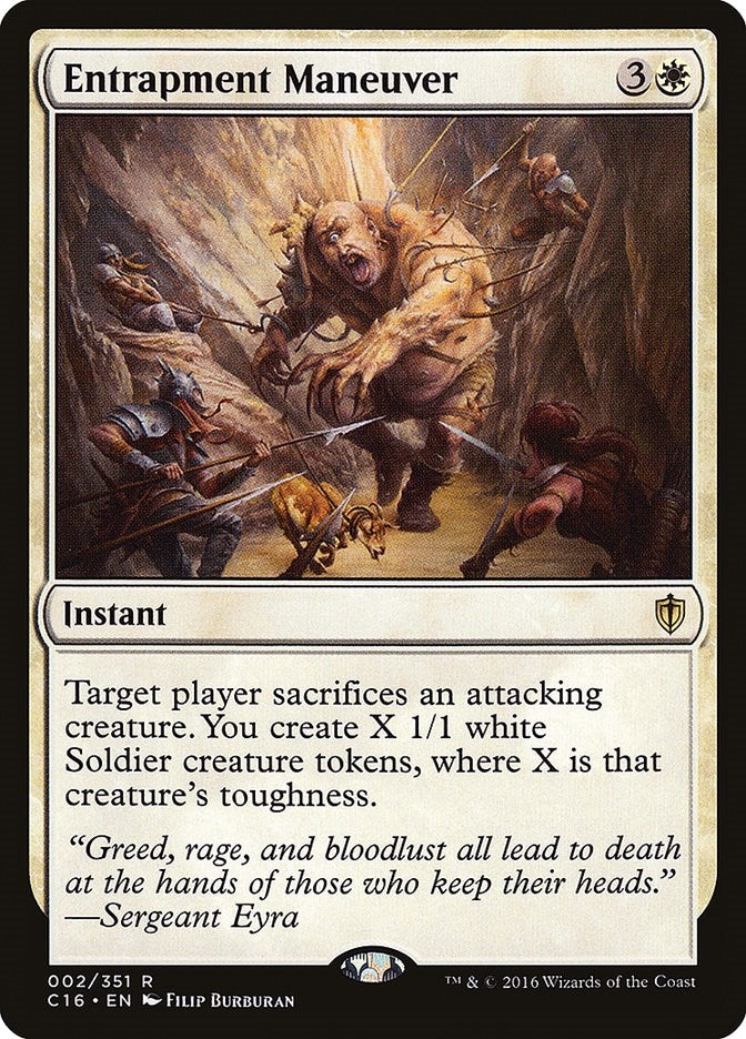 Image for Entrapment Maneuver (2) (Commander 2016) - Magic: The Gathering