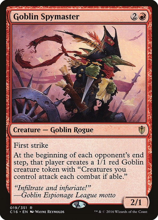 Image for Goblin Spymaster (19) (Commander 2016) - Magic: The Gathering