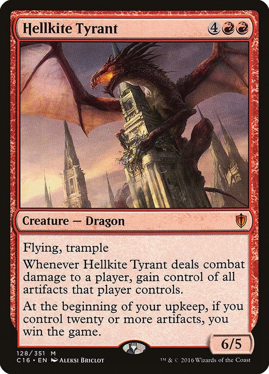 Image for Hellkite Tyrant (128) (Commander 2016) - Magic: The Gathering