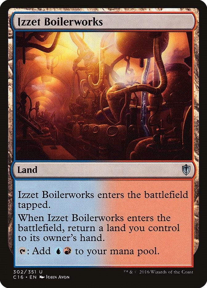 Image for Izzet Boilerworks (302) (Commander 2016) - Magic: The Gathering