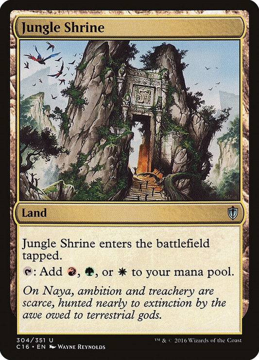 Image for Jungle Shrine (304) (Commander 2016) - Magic: The Gathering