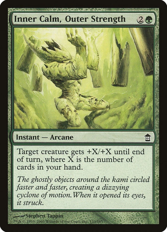 Image for Inner Calm, Outer Strength (133) (Saviors of Kamigawa) - Magic: The Gathering