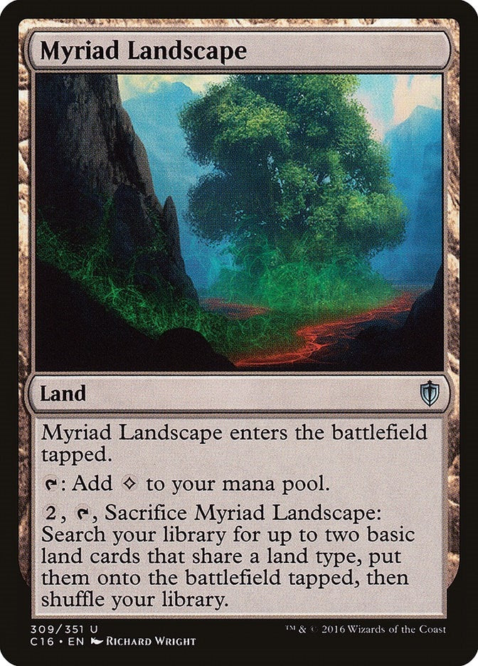 Image for Myriad Landscape (309) (Commander 2016) - Magic: The Gathering