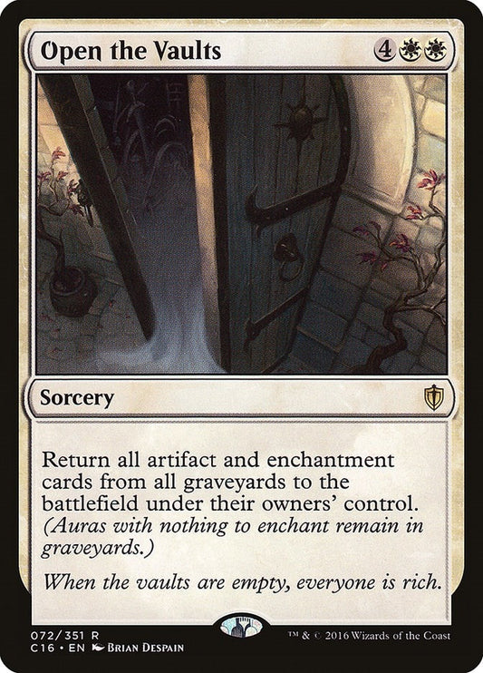 Image for Open the Vaults (72) (Commander 2016) - Magic: The Gathering