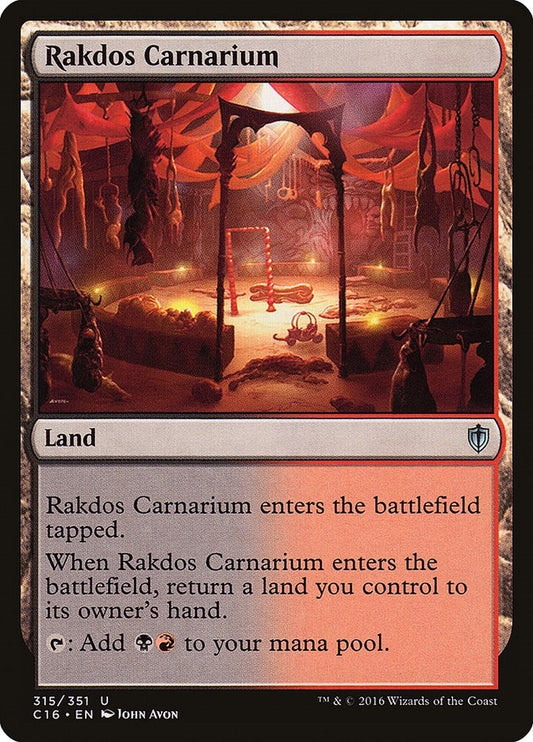Image for Rakdos Carnarium (315) (Commander 2016) - Magic: The Gathering