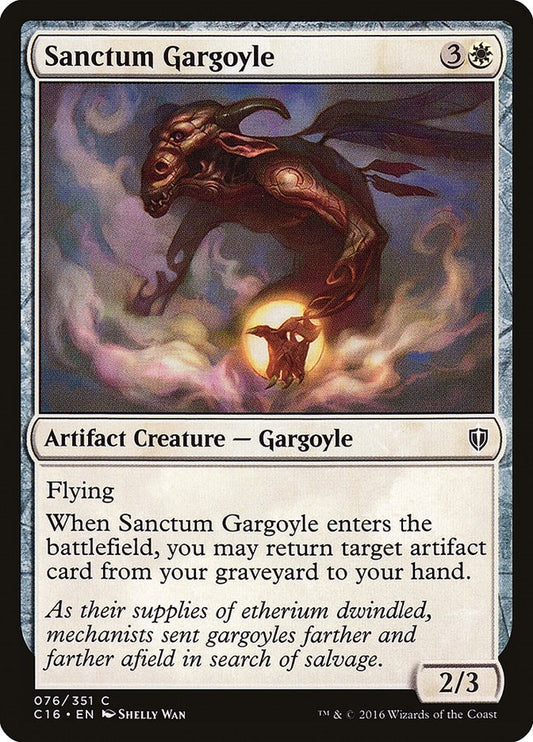 Image for Sanctum Gargoyle (76) (Commander 2016) - Magic: The Gathering