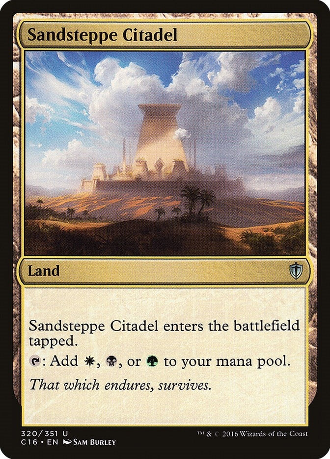 Image for Sandsteppe Citadel (320) (Commander 2016) - Magic: The Gathering