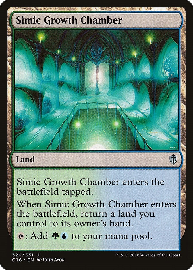 Image for Simic Growth Chamber (326) (Commander 2016) - Magic: The Gathering
