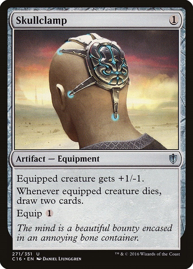 Image for Skullclamp (271) (Commander 2016) - Magic: The Gathering