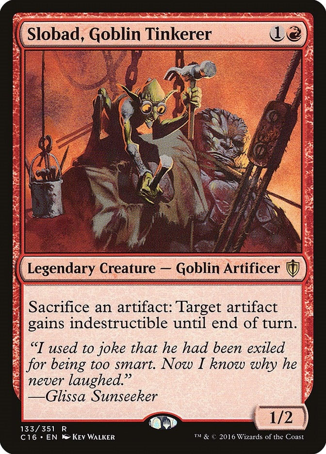 Image for Slobad, Goblin Tinkerer (133) (Commander 2016) - Magic: The Gathering