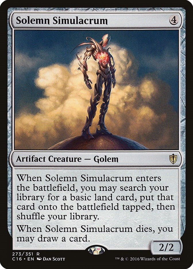 Image for Solemn Simulacrum (273) (Commander 2016) - Magic: The Gathering