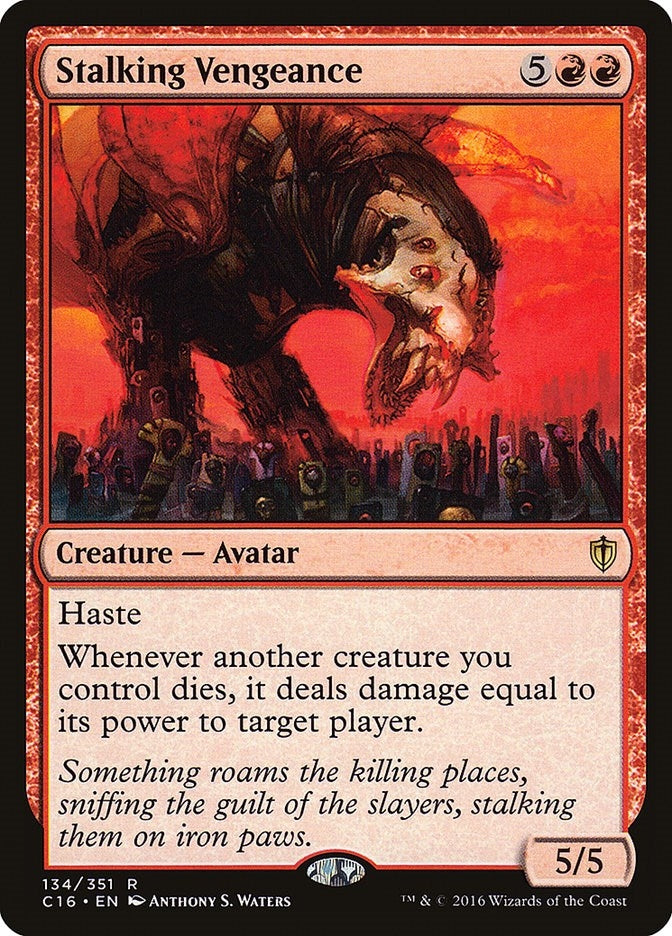 Image for Stalking Vengeance (134) (Commander 2016) - Magic: The Gathering