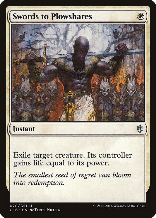 Image for Swords to Plowshares (78) (Commander 2016) - Magic: The Gathering