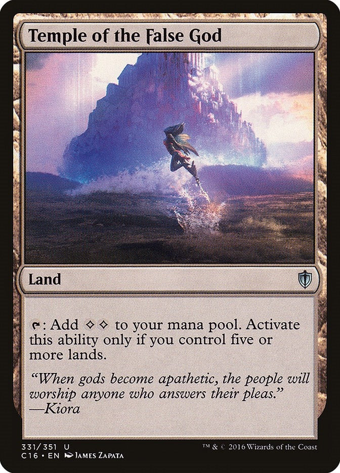 Image for Temple of the False God (331) (Commander 2016) - Magic: The Gathering