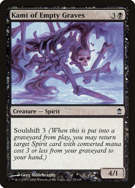 Image for Kami of Empty Graves (75) (Saviors of Kamigawa) - Magic: The Gathering