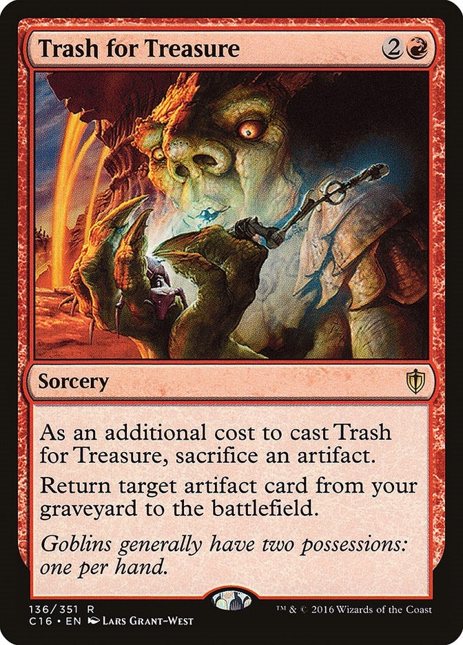 Image for Trash for Treasure (136) (Commander 2016) - Magic: The Gathering