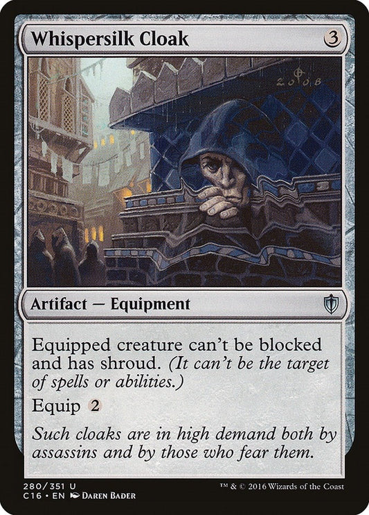 Image for Whispersilk Cloak (280) (Commander 2016) - Magic: The Gathering