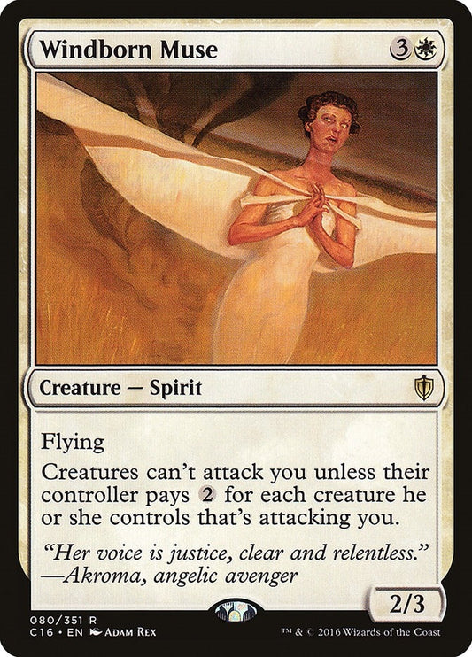Image for Windborn Muse (80) (Commander 2016) - Magic: The Gathering