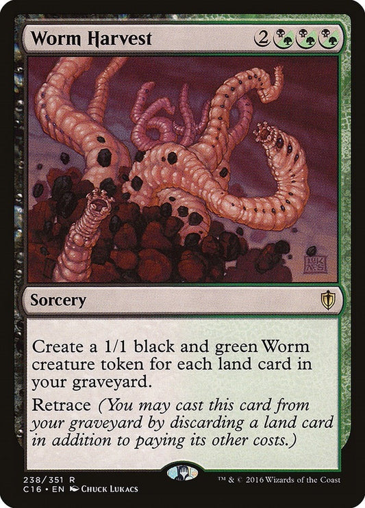 Image for Worm Harvest (238) (Commander 2016) - Magic: The Gathering