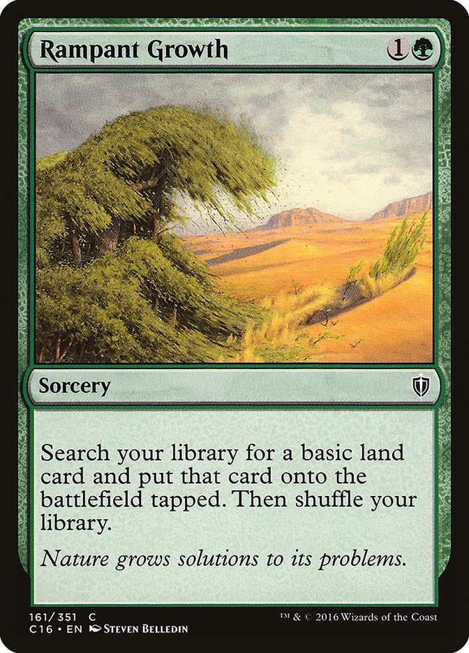 Image for Rampant Growth (161) (Commander 2016) - Magic: The Gathering