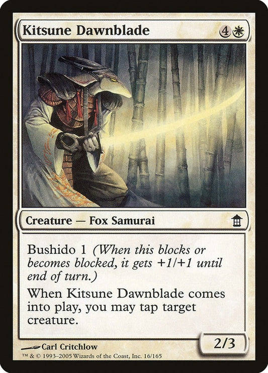 Image for Kitsune Dawnblade (16) (Saviors of Kamigawa) - Magic: The Gathering