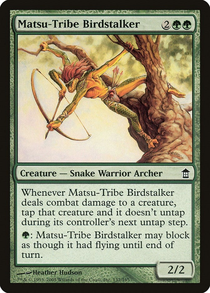 Image for Matsu-Tribe Birdstalker (137) (Saviors of Kamigawa) - Magic: The Gathering