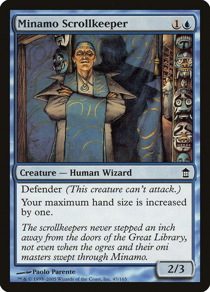 Image for Minamo Scrollkeeper (45) (Saviors of Kamigawa) - Magic: The Gathering