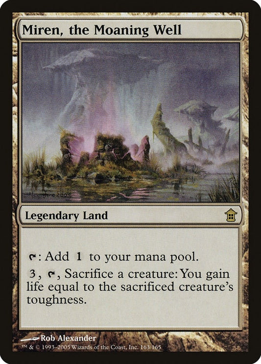Image for Miren, the Moaning Well (163) (Saviors of Kamigawa) - Magic: The Gathering