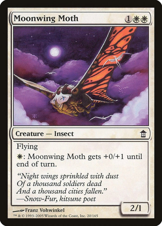 Image for Moonwing Moth (20) (Saviors of Kamigawa) - Magic: The Gathering