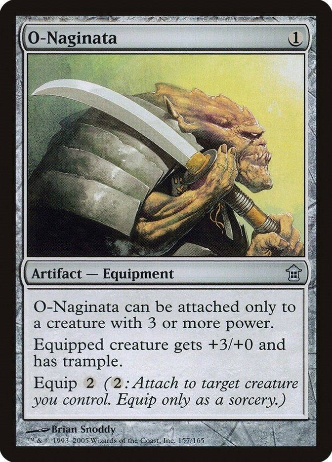 Image for O-Naginata (157) (Saviors of Kamigawa) - Magic: The Gathering