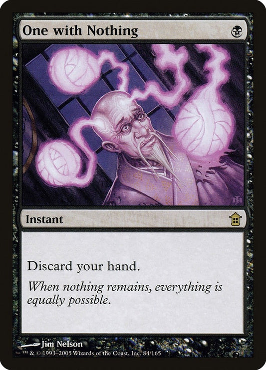 Image for One with Nothing (84) (Saviors of Kamigawa) - Magic: The Gathering